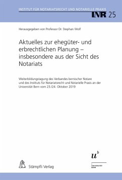 Aktuelles zur ehegüter- und erbrechtlichen Planung - insbesondere aus der Sicht des Notariats (eBook, PDF)