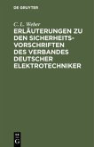 Erläuterungen zu den Sicherheits-Vorschriften des Verbandes Deutscher Elektrotechniker