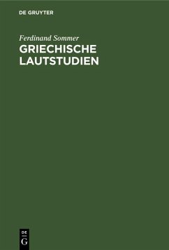 Cover Griechische Lautstudien (eBook, PDF)