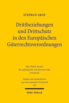 Drittbeziehungen und Drittschutz in den Europäischen Güterrechtsverordnungen (eBook, PDF) - Gräf, Stephan