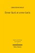 Error facti et error iuris (eBook, PDF) - Bild 1