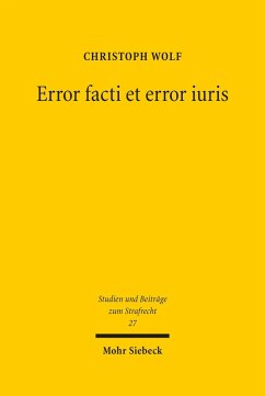 Error facti et error iuris (eBook, PDF) - Wolf, Christoph