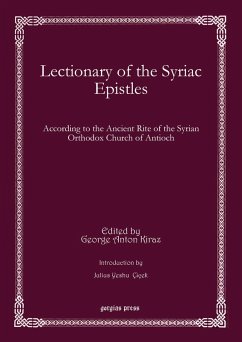 Lectionary of the Syriac Epistles (eBook, PDF)