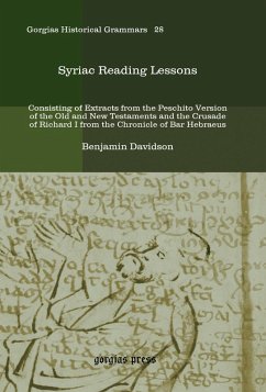 Syriac Reading Lessons (eBook, PDF)