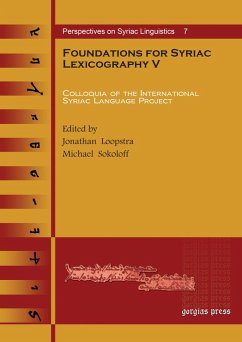 Foundations for Syriac Lexicography V (eBook, PDF)