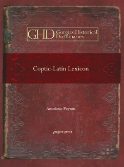 Coptic-Latin Lexicon (eBook, PDF)