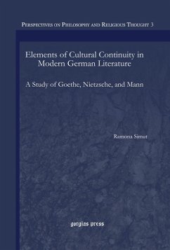 Elements of Cultural Continuity in Modern German Literature (eBook, PDF)