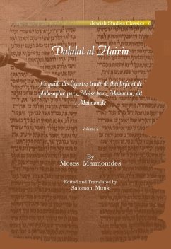 Dalalat al Hairin (eBook, PDF) - Maimonides, Moses