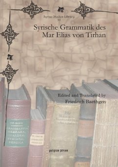 Syrische Grammatik des Mar Elias von Tirhan (eBook, PDF)
