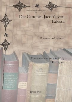 Die Canones Jacob's von Edessa (eBook, PDF)
