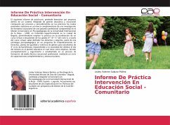 Informe De Práctica Intervención En Educación Social - Comunitario