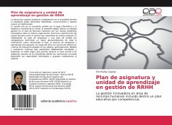 Plan de asignatura y unidad de aprendizaje en gestión de RRHH