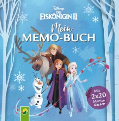 Die Eiskönigin 2 Mein Memo-Buch. Frozen-Pappbilderbuch mit 40 Memo-Karten - Schwager & Steinlein Verlag