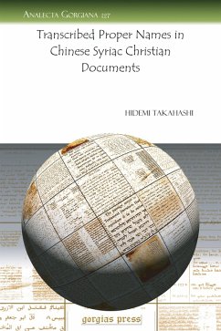 Transcribed Proper Names in Chinese Syriac Christian Documents (eBook, PDF)