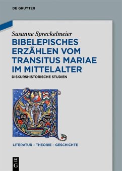 Cover Bibelepisches Erzählen vom 'Transitus Mariae' im Mittelalter (eBook, ePUB)