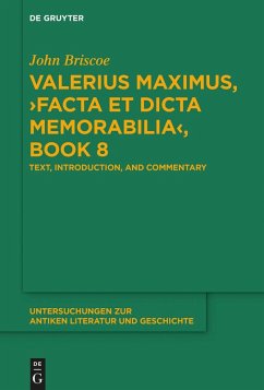 Valerius Maximus, >Facta et dicta memorabilia<, Book 8 (eBook, ePUB) - Briscoe, John