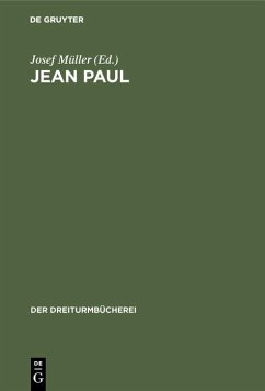 Cover Jean Paul (eBook, PDF)