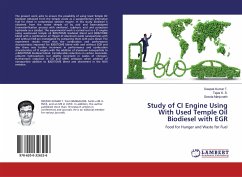 Study of CI Engine Using With Used Temple Oil Biodiesel with EGR