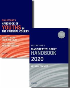 Blackstone's Magistrates' Court Handbook 2020 and Blackstone's Youths in the Criminal Courts (October 2018 Edition) Pack - Edwards, Anthony; Redhouse, Naomi; Ashford, Mark