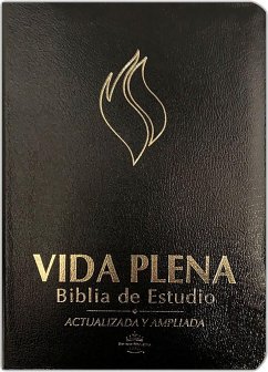 Rvr 1960 Vida Plena Biblia de Estudio - Cuero Negro / Fire Bible Black Bonded L Eather - Life Publishers