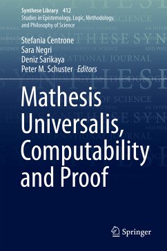 Mathesis Universalis, Computability and Proof (eBook, PDF)