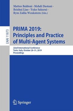 Cover PRIMA 2019: Principles and Practice of Multi-Agent Systems (eBook, PDF)