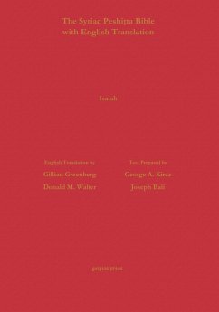 The Book of Isaiah According to the Syriac Peshitta Version with English Translation (eBook, PDF)