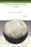 De dialectorum linguae Syriacae reliquiis (eBook, PDF)