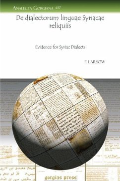 De dialectorum linguae Syriacae reliquiis (eBook, PDF) - Larsow, F.