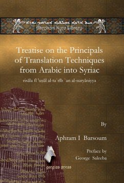 Treatise on the Principals of Translation Techniques from Arabic into Syriac (eBook, PDF)