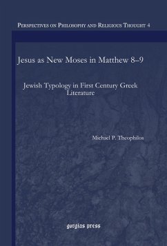 Jesus as New Moses in Matthew 8-9 (eBook, PDF)