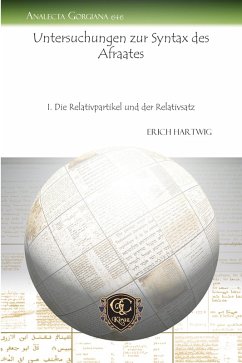 Untersuchungen zur Syntax des Afraates (eBook, PDF)