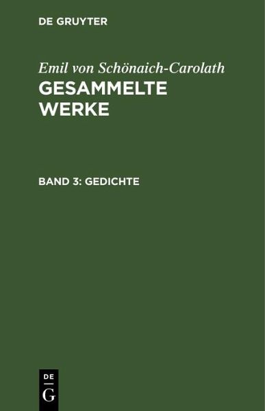 Gedichte (eBook, PDF) Gedichte (eBook, PDF)
