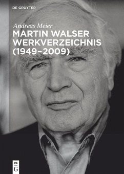 Cover Martin Walser Werkverzeichnis (1949-2009) (eBook, ePUB)