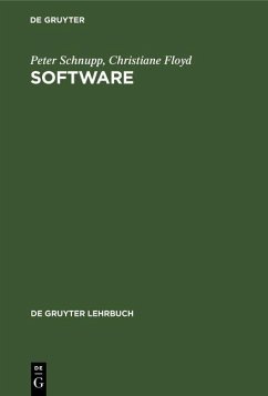 Software (eBook, PDF) - Schnupp, Peter; Floyd, Christiane