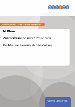 Cover Zulieferbranche unter Preisdruck (eBook, PDF)