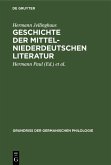 Geschichte der mittelniederdeutschen Literatur (eBook, PDF)