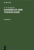 A. W. M. Hasselt: Handbuch der Toxikologie. Halbband 2 (eBook, PDF)