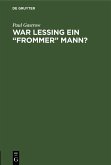 War Lessing ein &quote;frommer&quote; Mann? (eBook, PDF)