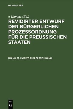 Motive zum ersten Band (eBook, PDF)