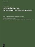 Bibliographie der österreichischen Zeitungen 1621-1945. Reihe 2. Band 2 (eBook, PDF)