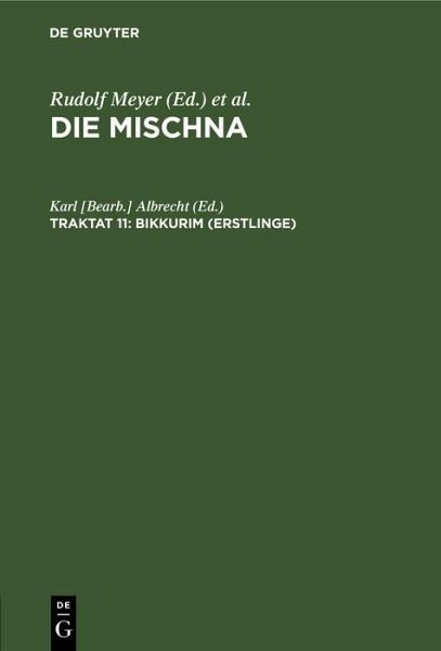 Bikkurim (Erstlinge) (eBook, PDF) Bikkurim (Erstlinge) (eBook, PDF)