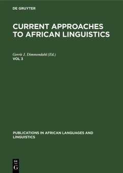 Current Approaches to African Linguistics. Vol 3 (eBook, PDF)