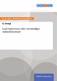 Lead Supervisor oder zweistufiges Aufsichtssystem? (eBook, PDF)