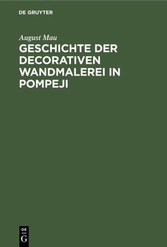 Cover Geschichte der decorativen Wandmalerei in Pompeji (eBook, PDF)