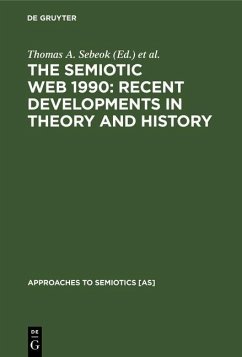Cover The Semiotic Web 1990: Recent Developments in Theory and History (eBook, PDF)