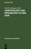 Verfassung und Programm in der DDR (eBook, PDF)