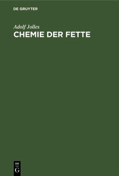 Cover Chemie der Fette (eBook, PDF)