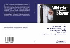 Determinants of Whistleblowing in an Indonesian Public Department