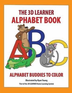 3D Learner Alphabet Book: Alphabet Buddies to Color - Halpert, Mira Stulberg; Young, Ryan